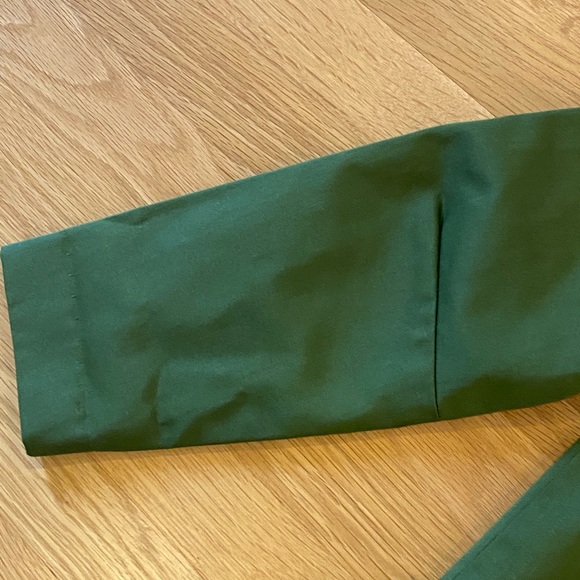 Minnesota Woolen Vintage Green Jacket & Skirt 2 Piece Set / Gold Snap Closures - Picture 7 of 16